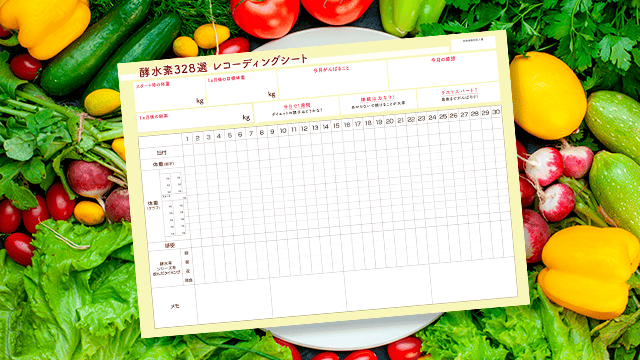 レコーディングシート